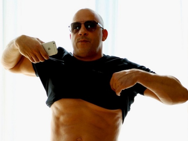 Herec Vin Diesel na zábere z Instagramu. 