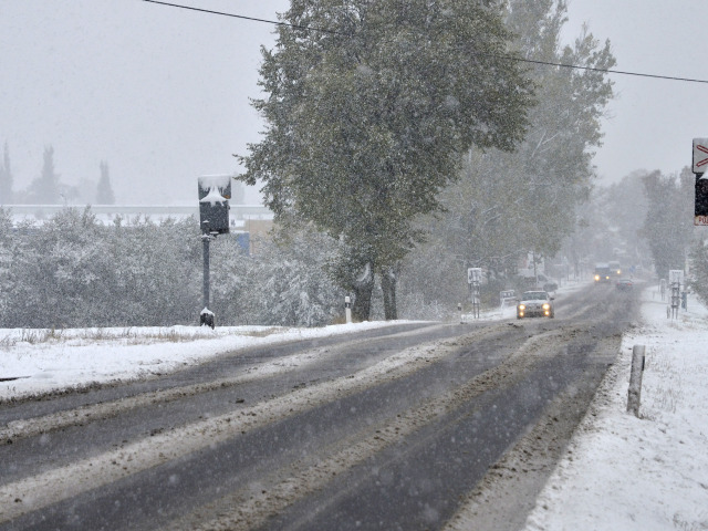 Poprad, sneh