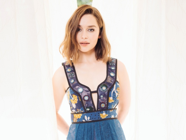 Herečka Emilia Clarke na archívnej snímke. 