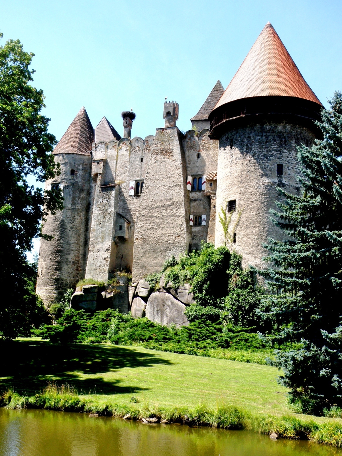 Hrad, zámok, Dolné Rakúsko,