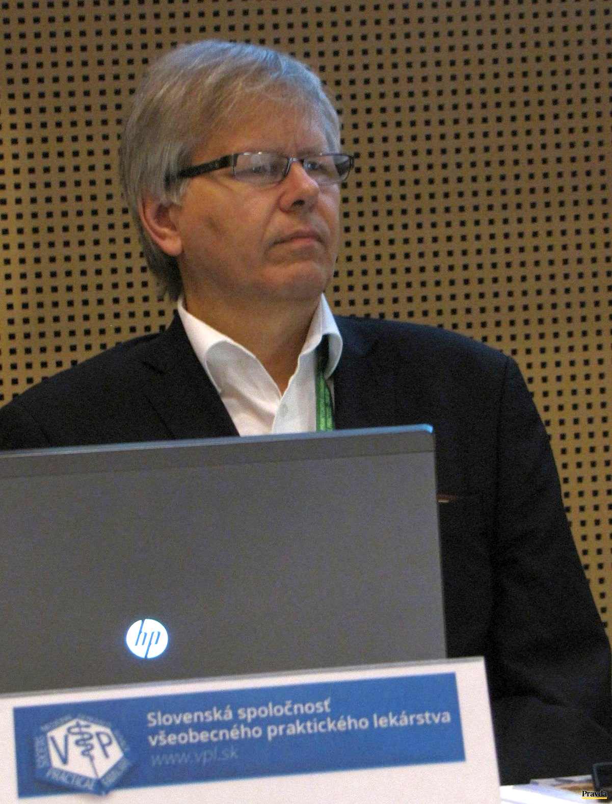 Peter Lipták bol jediným rečníkom a zároveň koordinátorom časti konferencie, ktorá sa mala venovať korupcii v zdravotníctve.