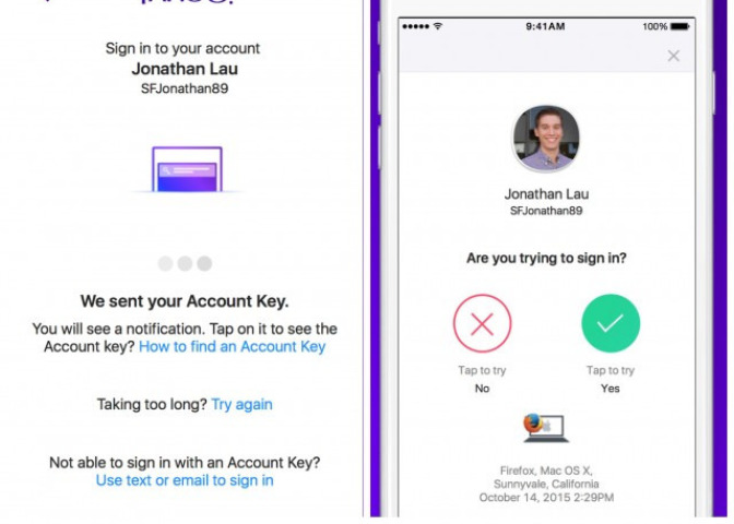 yahoo, account key