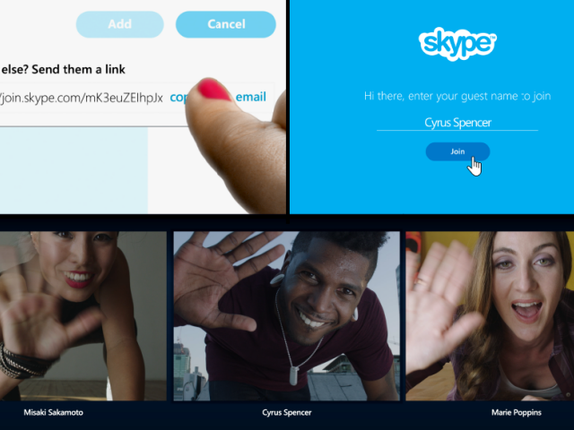 Skype, videohovor, Microsoft