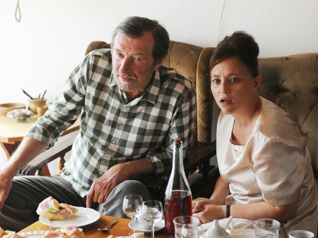 Bolek Polívka a Alena Mihulová vo filme Domácí péče.