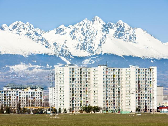 Tatry, Poprad, panelák