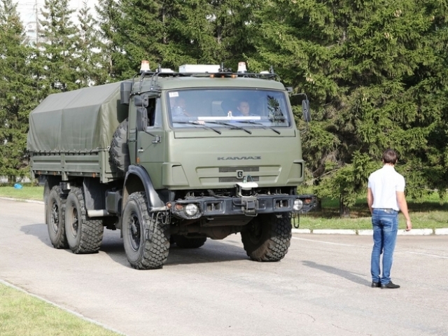 Kamaz - autonómne riadenie