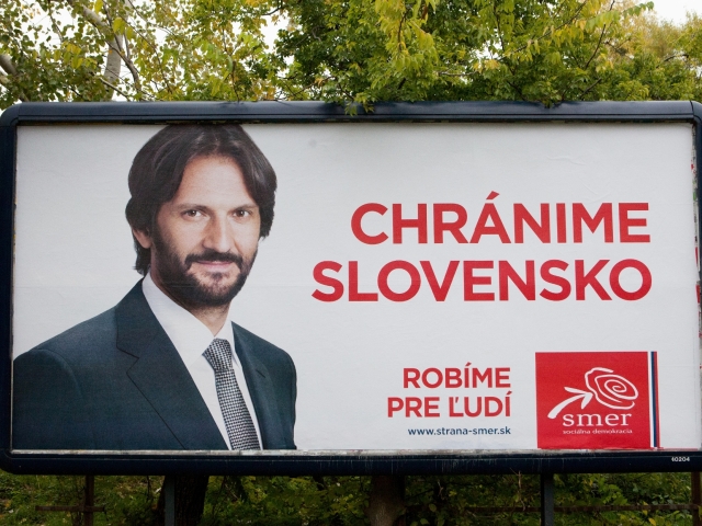 SMER bilboard