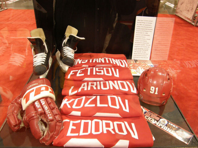 Ruská päťka, Detroit Red Wings