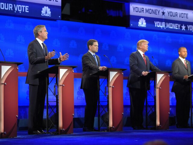 USA, debata, republikáni, primárky