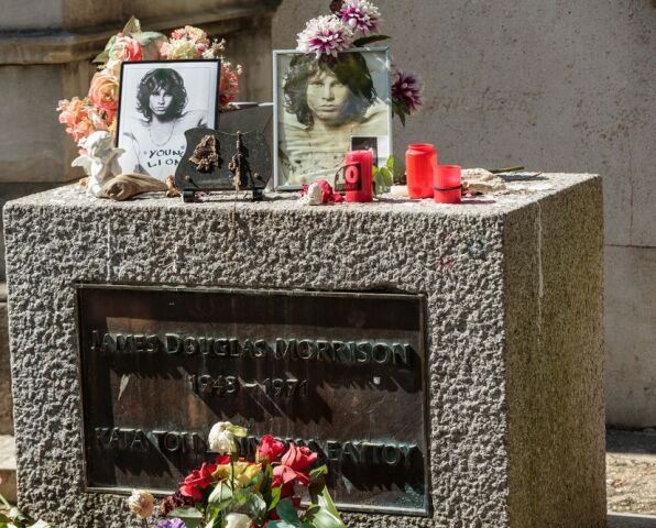 Hrob, Jim Morrison, Doors, cintorín, náhrobok,