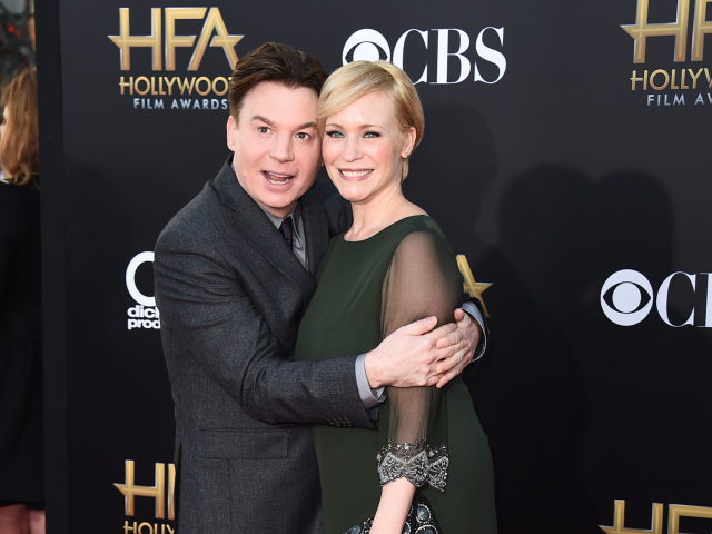 Mike Myers a jeho manželka Kelly Tisdale