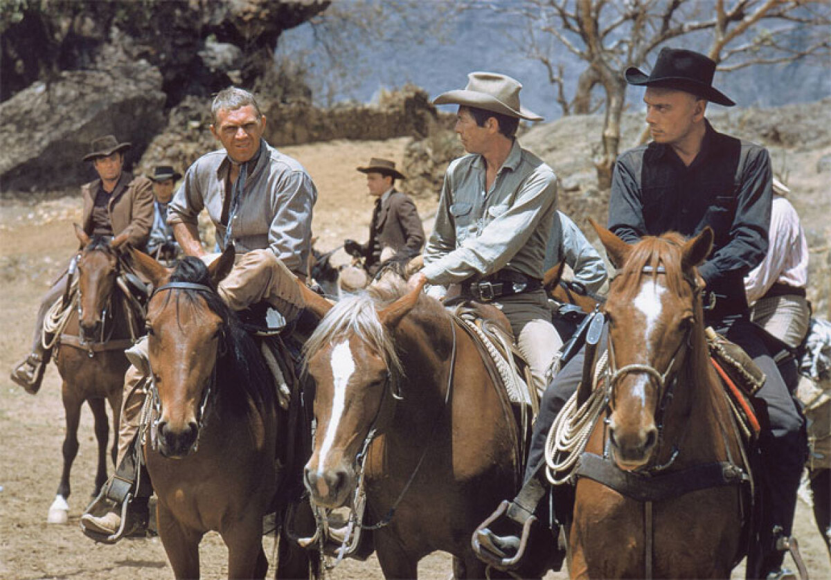 Steve McQueen, James Coburn, Yul Brynner