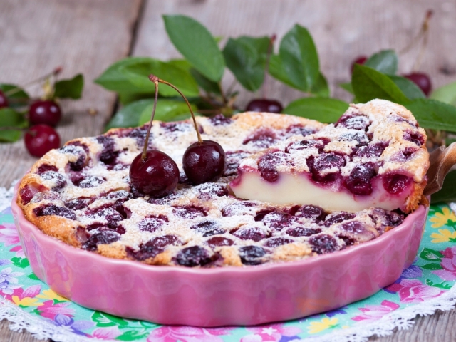 Čerešňové clafoutis