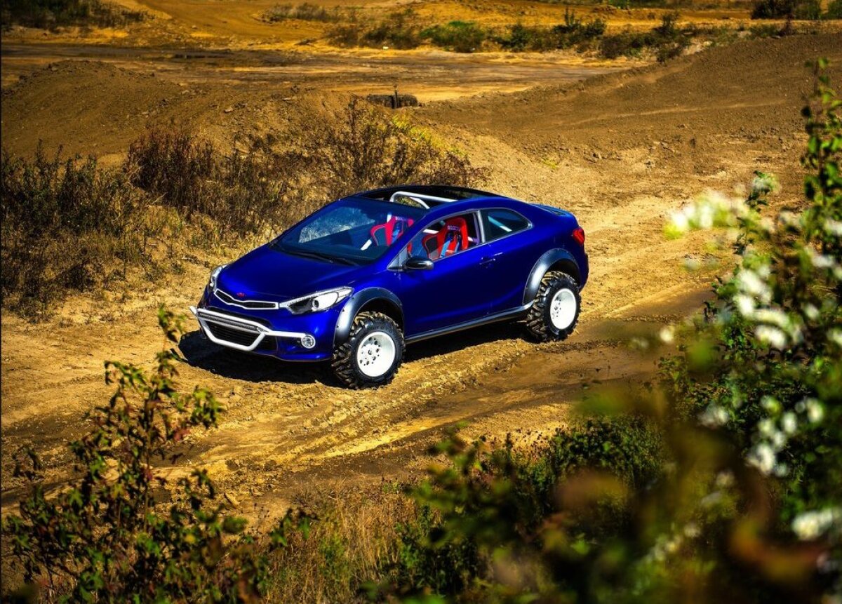 Kia Forte Koup Mud Bogger