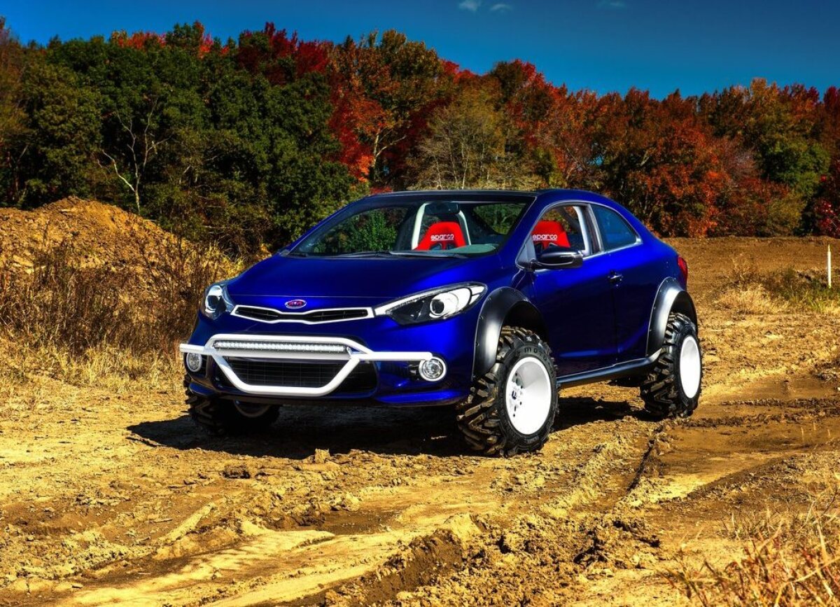 Kia Forte Koup Mud Bogger