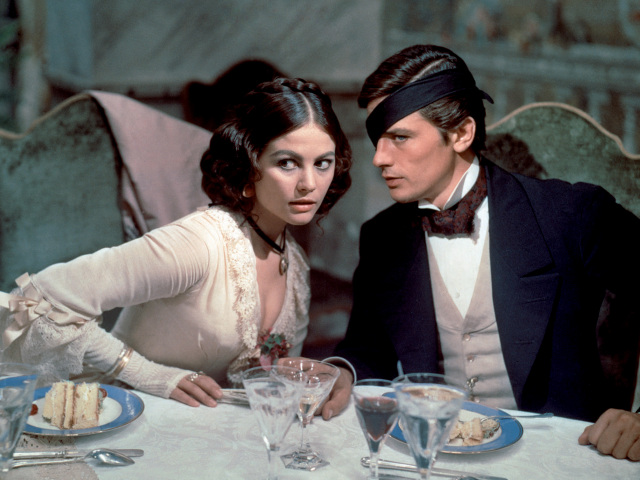 Claudia Cardinale a Alain Delon