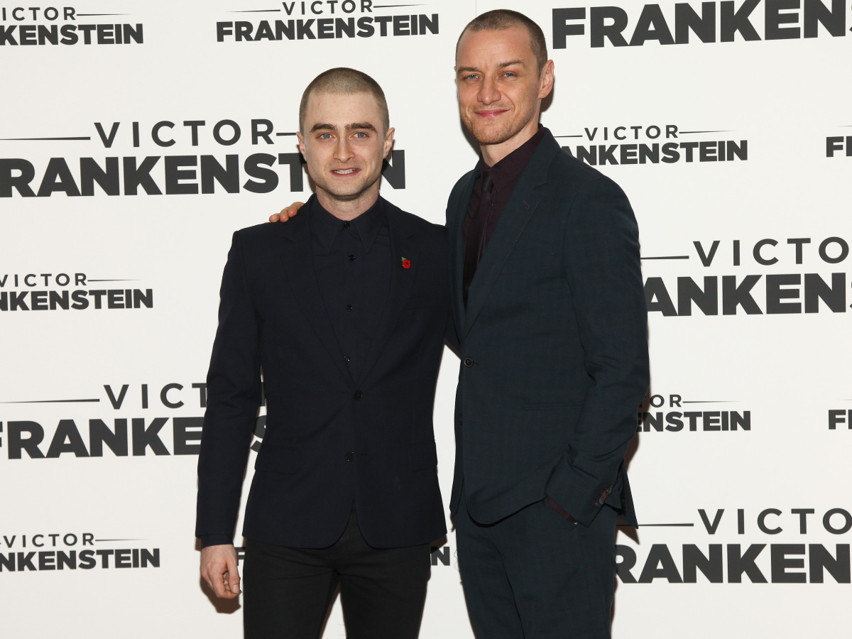 Daniel Radcliffe (vľavo) a jeho kolega James McAvoy 