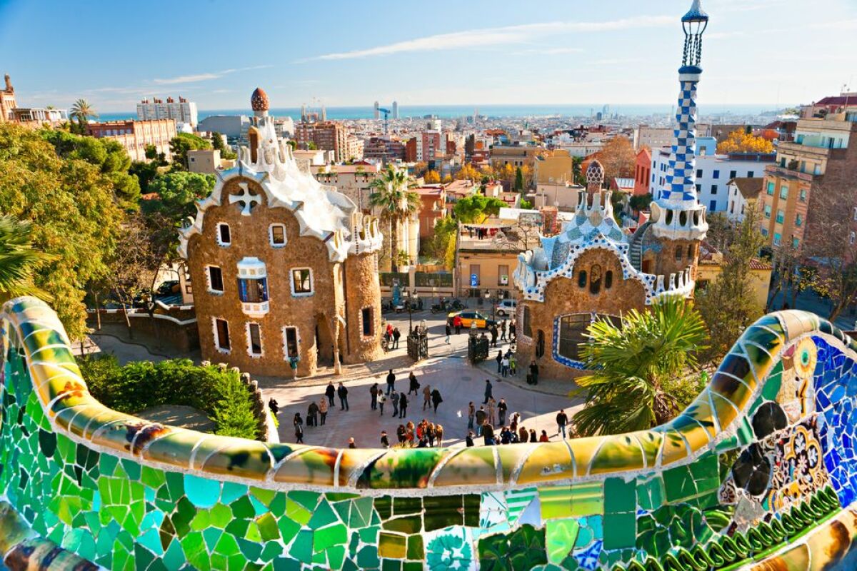 Park Güell, Barcelona, Španielsko