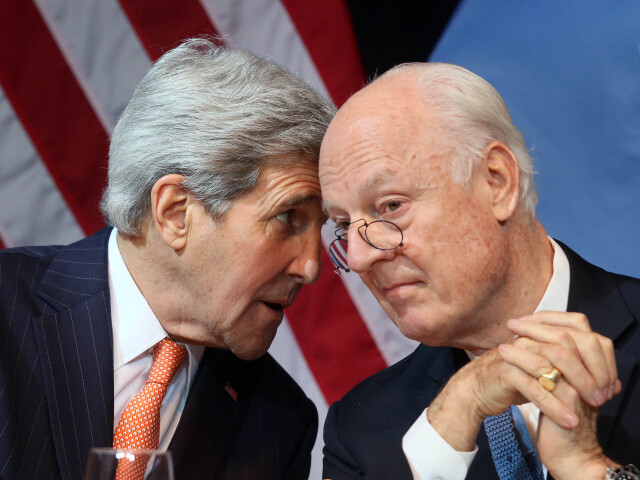 Viedeň, summit, Sýria, Kerry, de Mistura