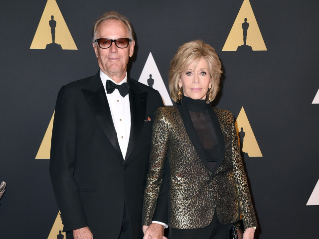 Herec Peter Fonda a jeho sestra Jane Fonda.
