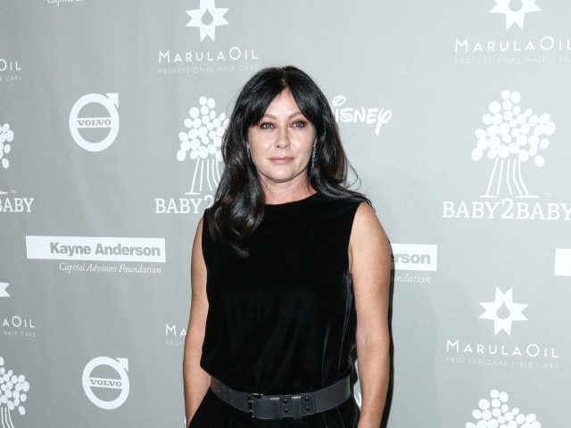 Na akcii sa objavila aj americká herečka Shannen Doherty.