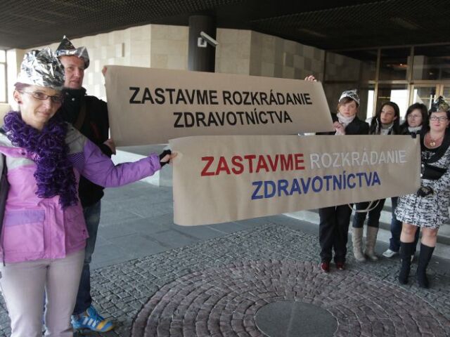 zdravotné sestry, protest