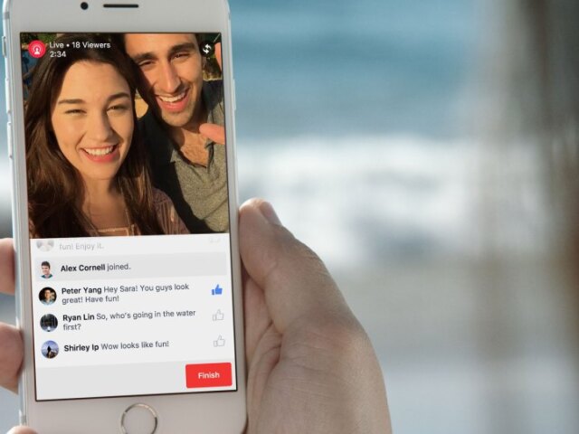 Live Video, Facebook, živé prenosy
