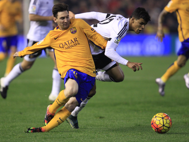 messi, barbosa, barcelona, valencia