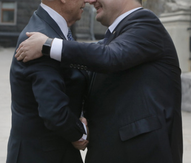 Porošenko, Biden