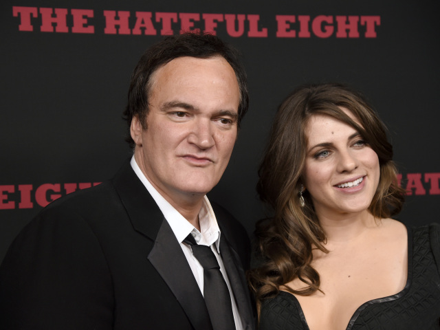 Režisér Quentin Tarantino a jeho partnerka Courtney Hoffman.
