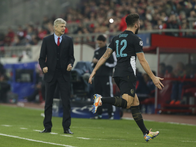 arsenal londýn, oliver giroud, arsene wenger