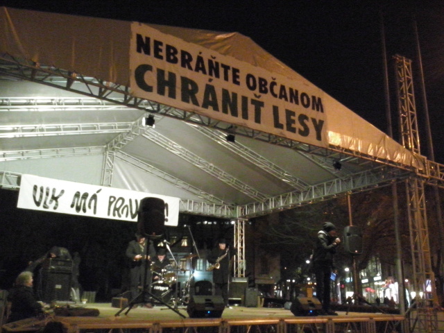 protest, Pečniansky les
