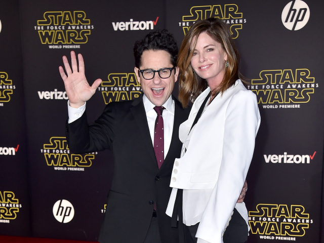 Režisér J.J. Abrams a jeho manželka Katie McGrath.
