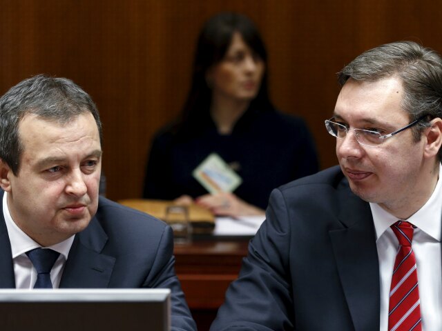 Srbsko, EU, Dacic, Vucic