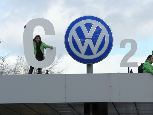 demonštranti, Volkswagen