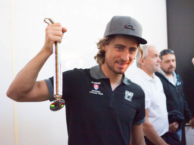 peter sagan, letisko vieden