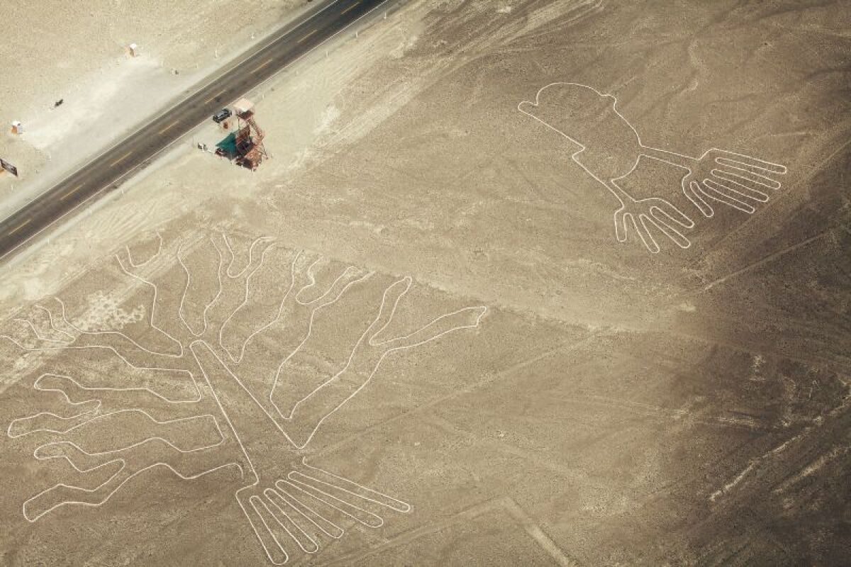 Nazca, Peru, obrazce