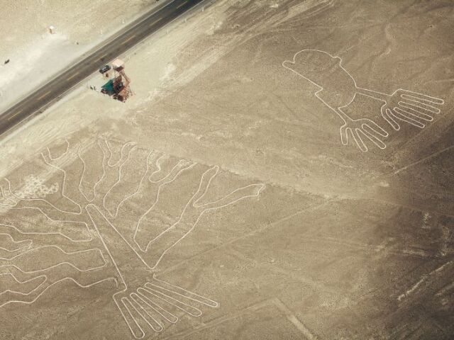 Nazca, Peru, obrazce