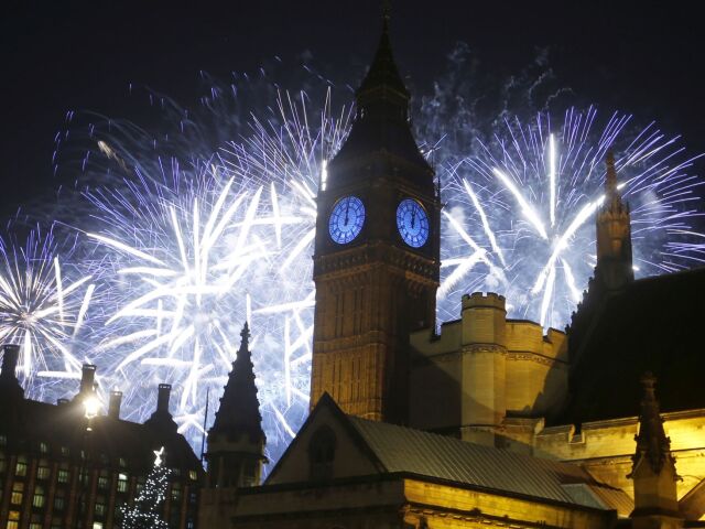 londýn, silvester 2015