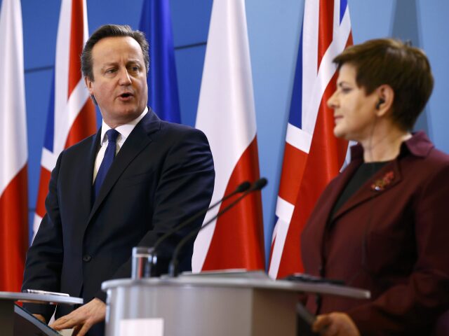 David Cameron, Beata Szydlová