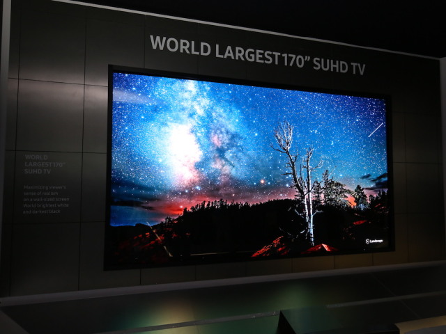 Najväčší televízor, SUHD, Samsung, LED, LCD