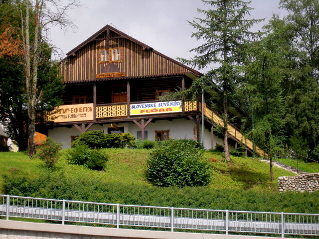 Vila Flóra v Starom Smokovci v roku 2009.