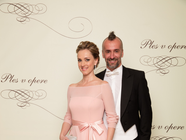 Herečka Monika Hilmerová a Jaro Bekr