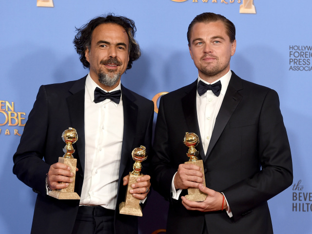 Alejandro Gonzalez Inarritu (vľavo) a Leonardo DiCaprio