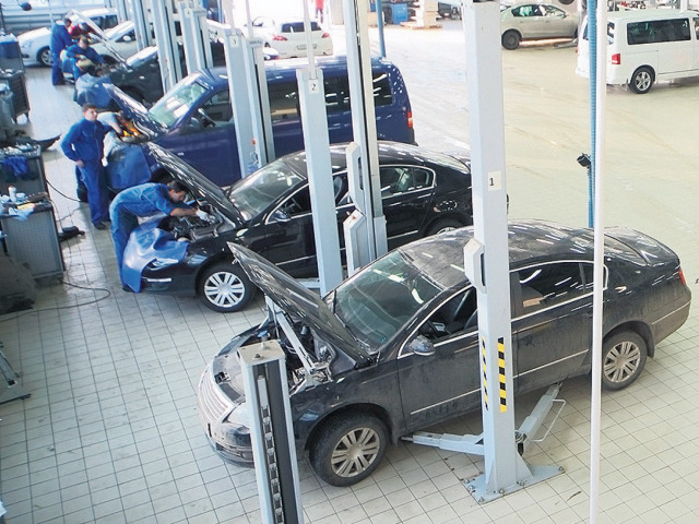 automobil, servis