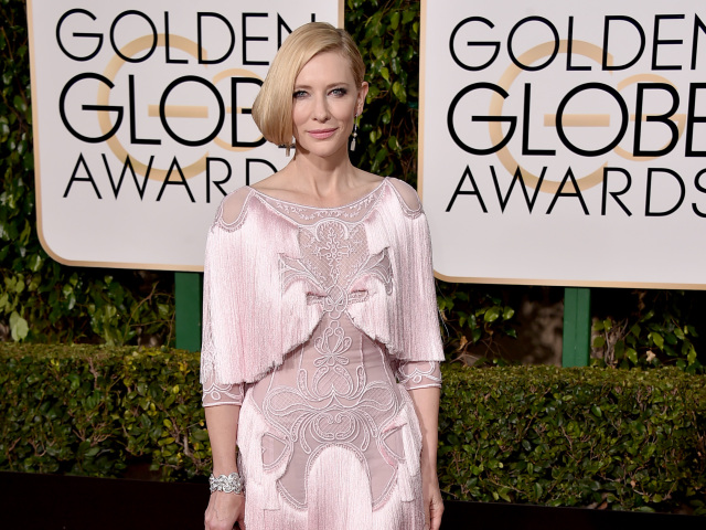 Herečka Cate Blanchett prišla v kreácii Givenchy Couture.