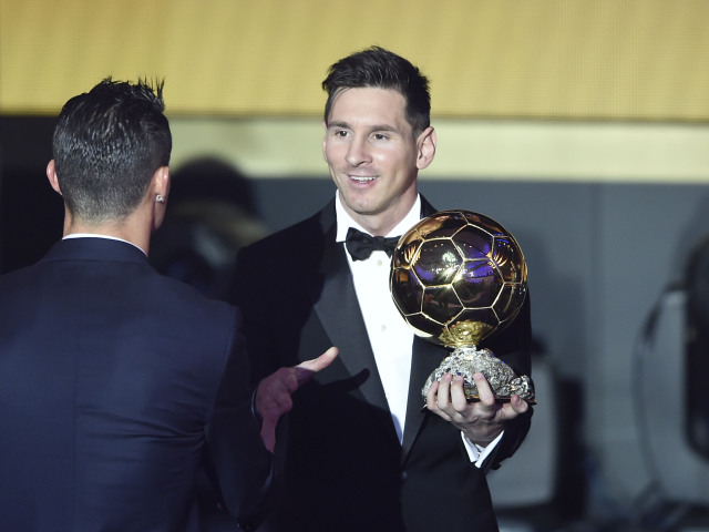 lionel messi, cristiano ronaldo, zlatá lopta