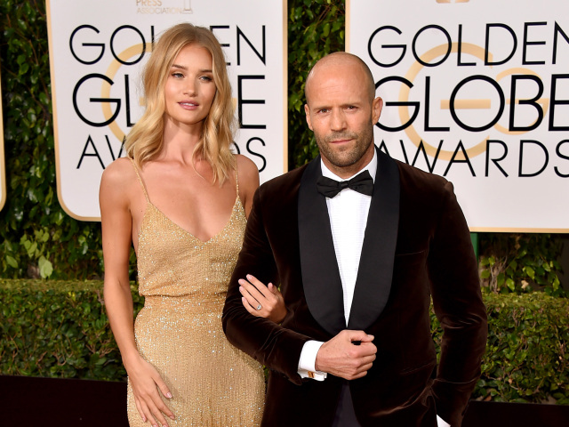 Topmodelka Rosie Huntington-Whiteley a Jason Statham