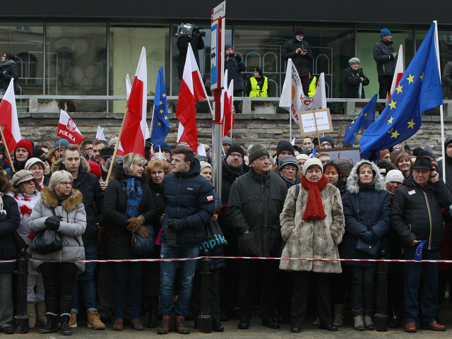 poľsko, demonštrácia, protest,
