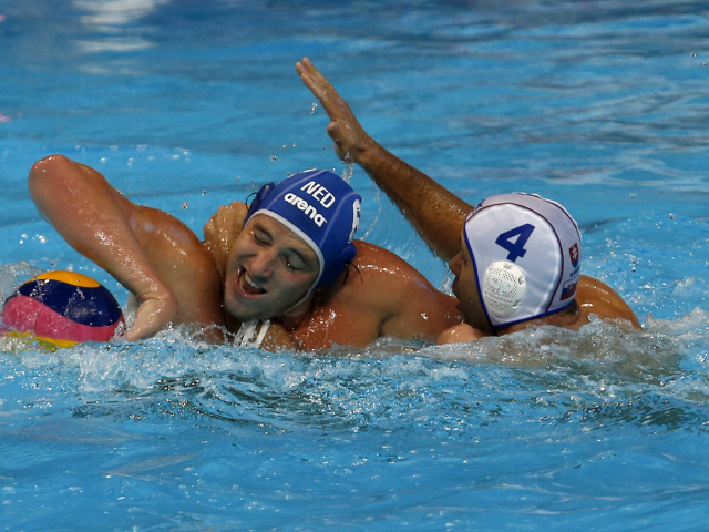 Robin Lindhout, Jozef Hrošík, vodné pólo
